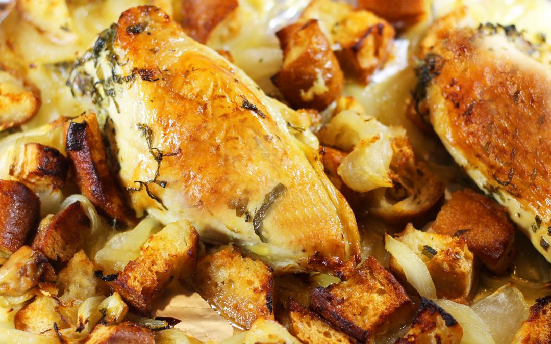 Sheet Pan Roasted Tarragon Chicken