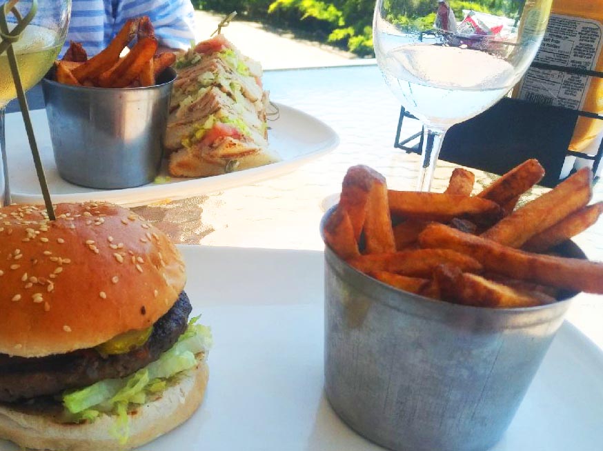 Our First Restaurant (Patio) Meal Since the Ides of March!