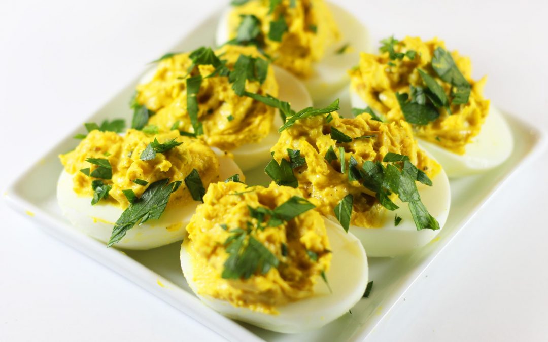Sweet Pickle Relish Curried Eggs