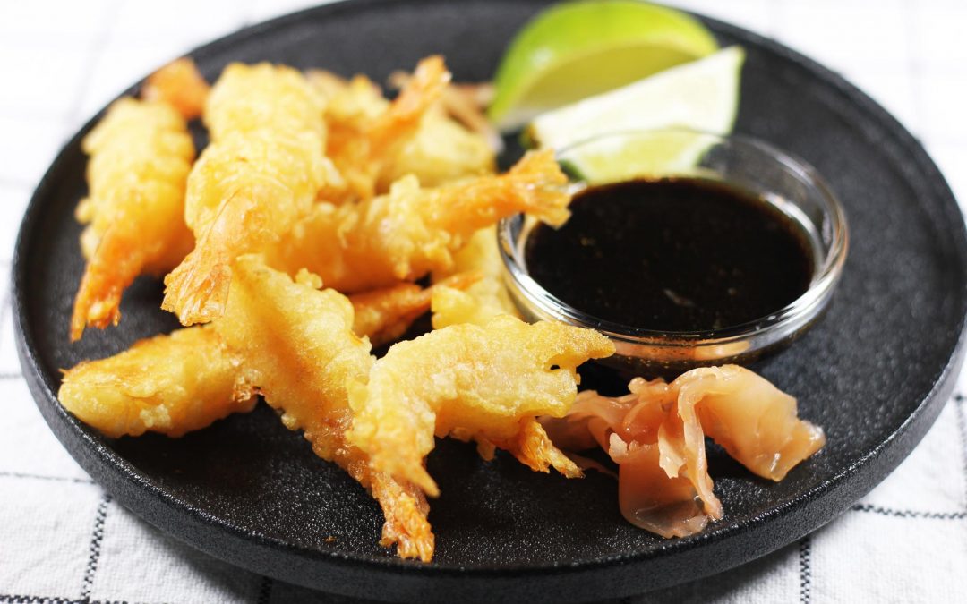 Tempura Shrimp with Hoisin Lime Dipping Sauce