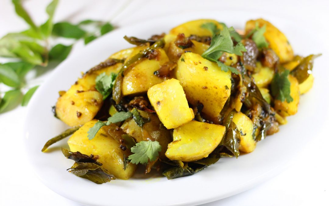 Sandip’s Aloo Subzi (Potato and Onion Curry)