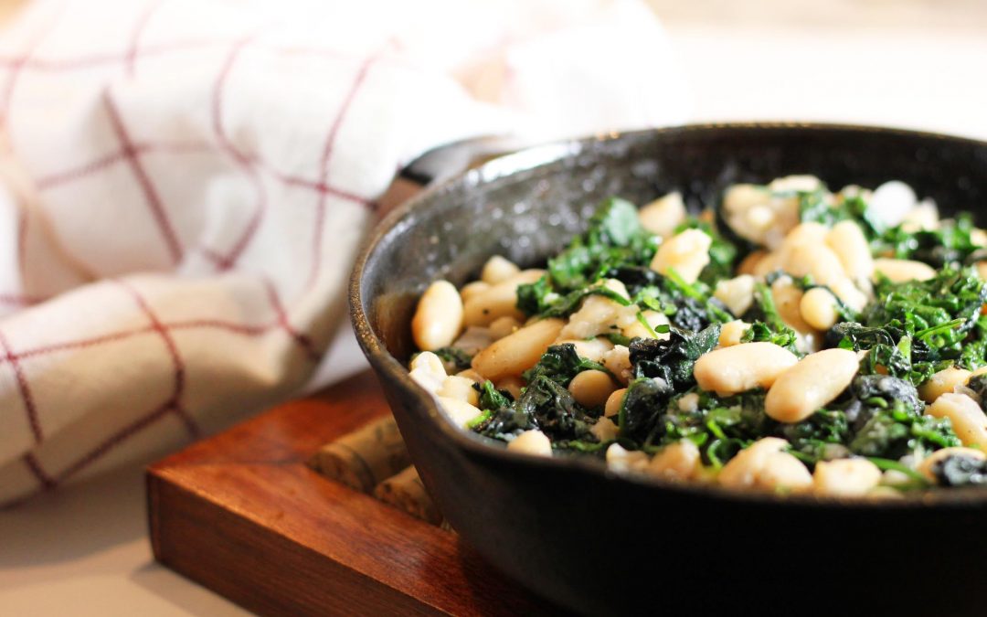 White Cannellini Beans, Spinach, Rosemary, Garlic and Lemon