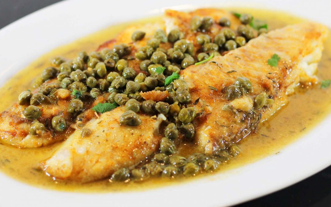 Sole with Lemon-Caper Sauce