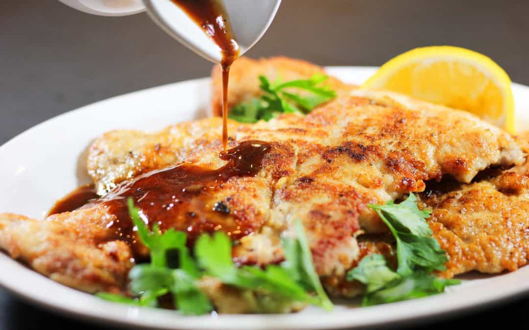 Jägerschnitzel with Bacon Mushroom Sauce