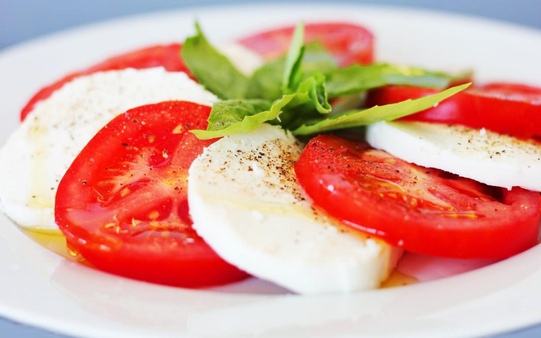 Tomato Mozzarella and Basil Salad