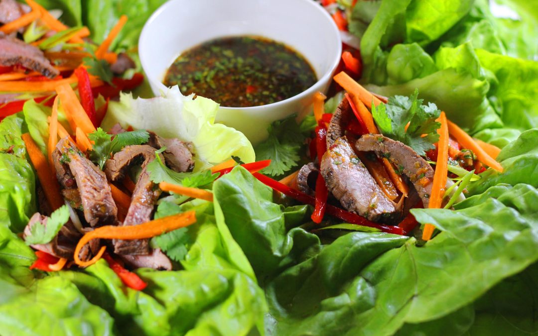 Thai Beef Lettuce Wraps