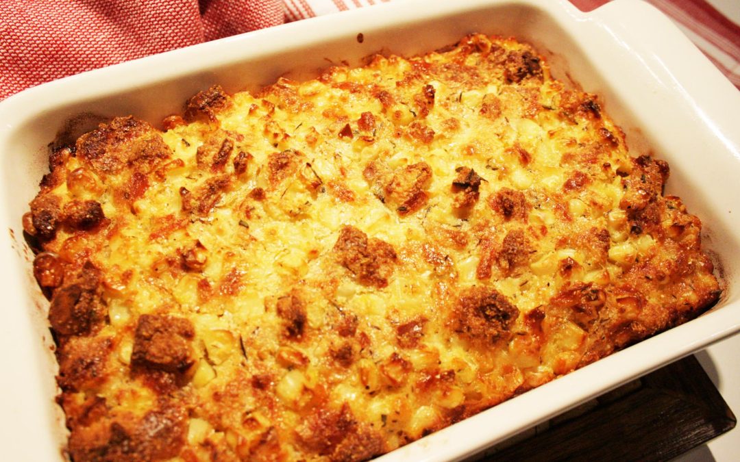 Sweet Corn Bread Pudding