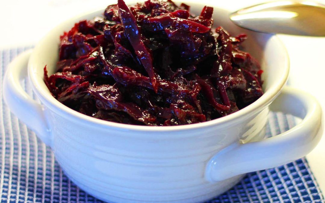 Red Cabbage, Granny Smith Apples and Balsamic Vinegar
