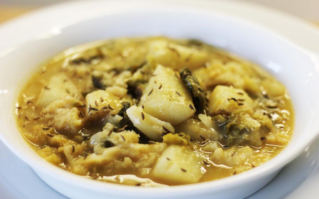 Rustic Savoy Cabbage and Potatoes