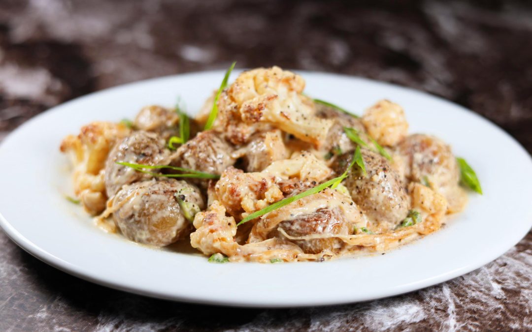 Roasted Potato and Cauliflower Salad