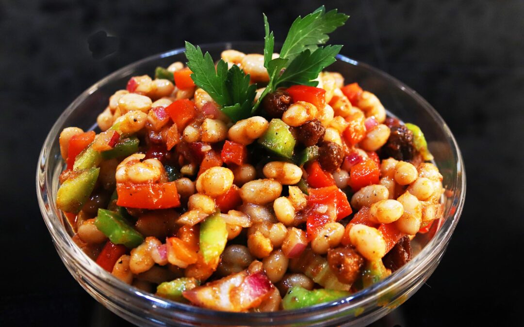 Spanish White Bean and Bell Pepper Salad