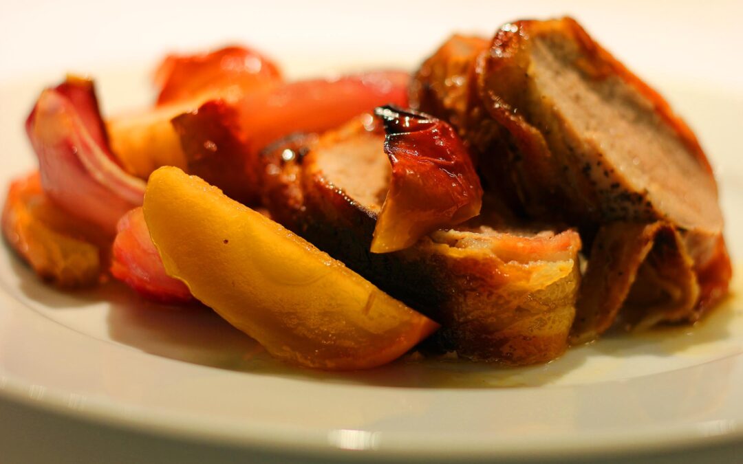Maple Glazed Bacon Wrapped Pork Tenderloin